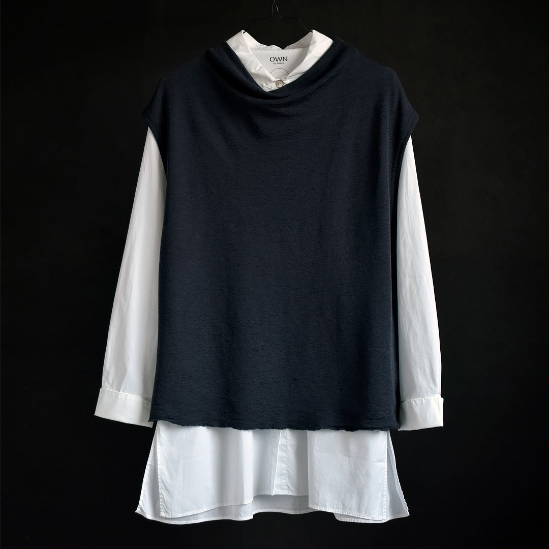 2009 Slipover med draperad hals