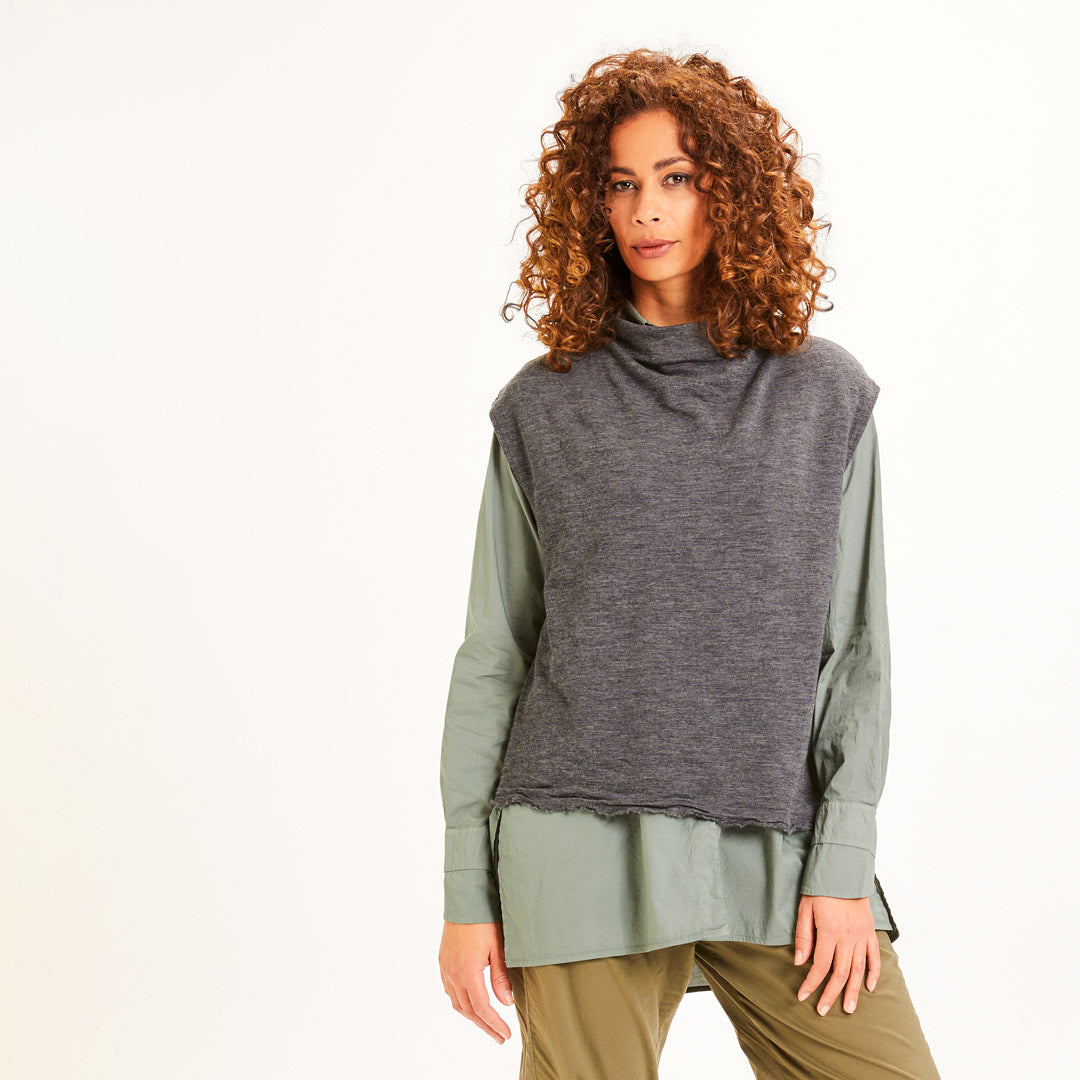 2009 Slipover med draperad hals