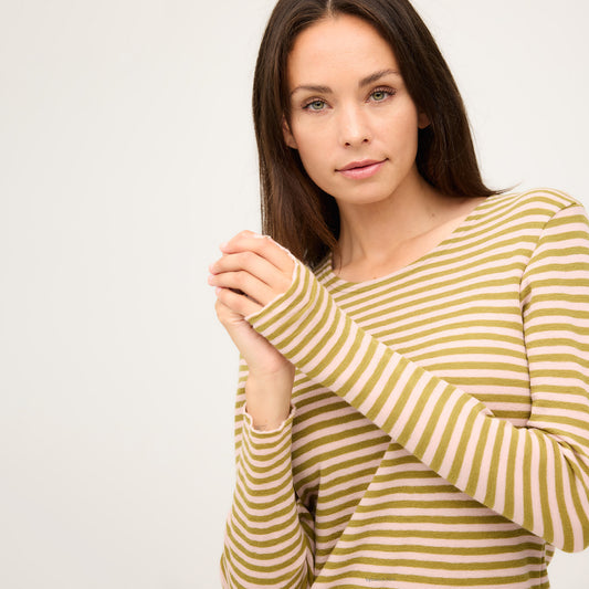 4002 Tröja - figurnära med rund hals