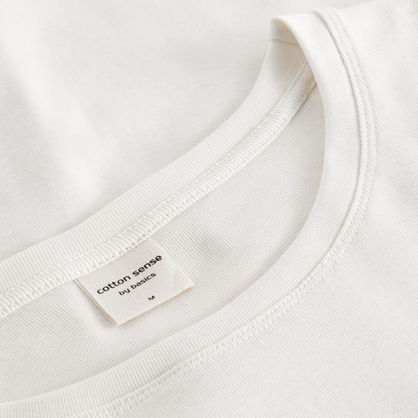 Löst sittande t-shirt i 100% bomull - White