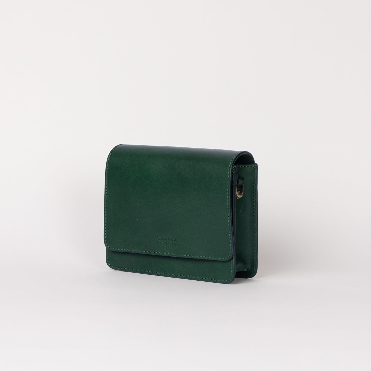 O My Bag AUDREY Mini PINE GREEN - handväska i äkta läder