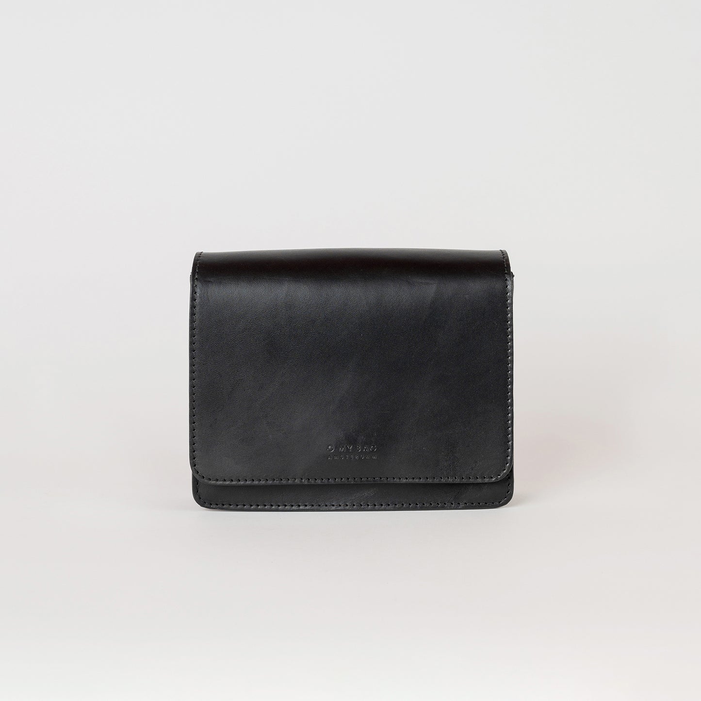 O My Bag AUDREY Mini BLACK - väska i äkta läder