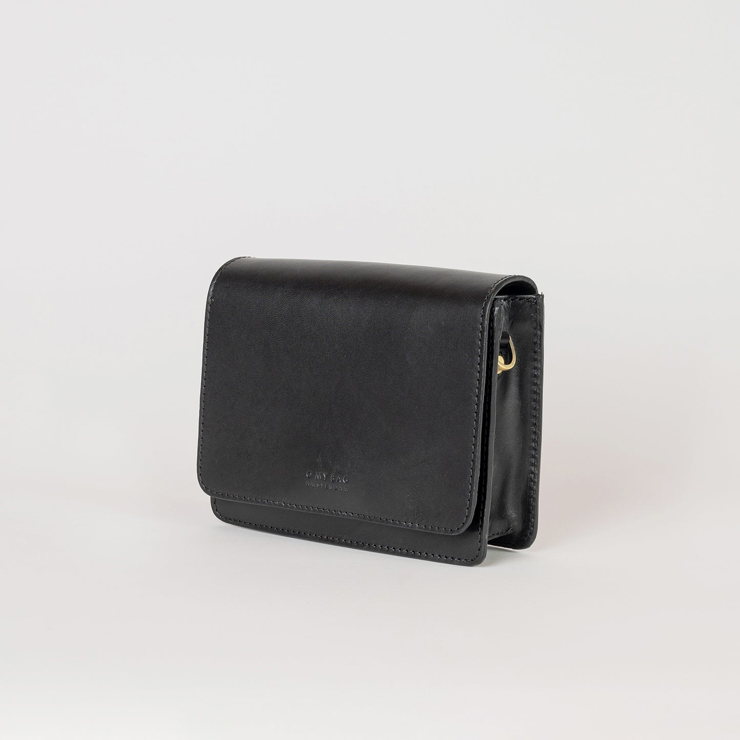 O My Bag AUDREY Mini BLACK - väska i äkta läder