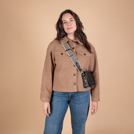 O My Bag AUDREY Mini BLACK - väska i äkta läder