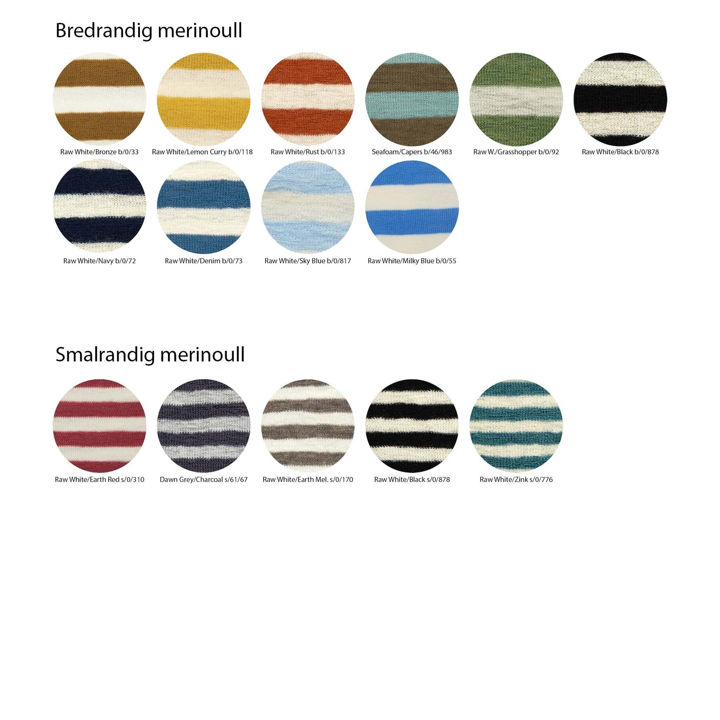 Handledsvärmare i merinoull - färger i lager