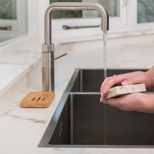 Tvålkopp i bambu - Dubbel