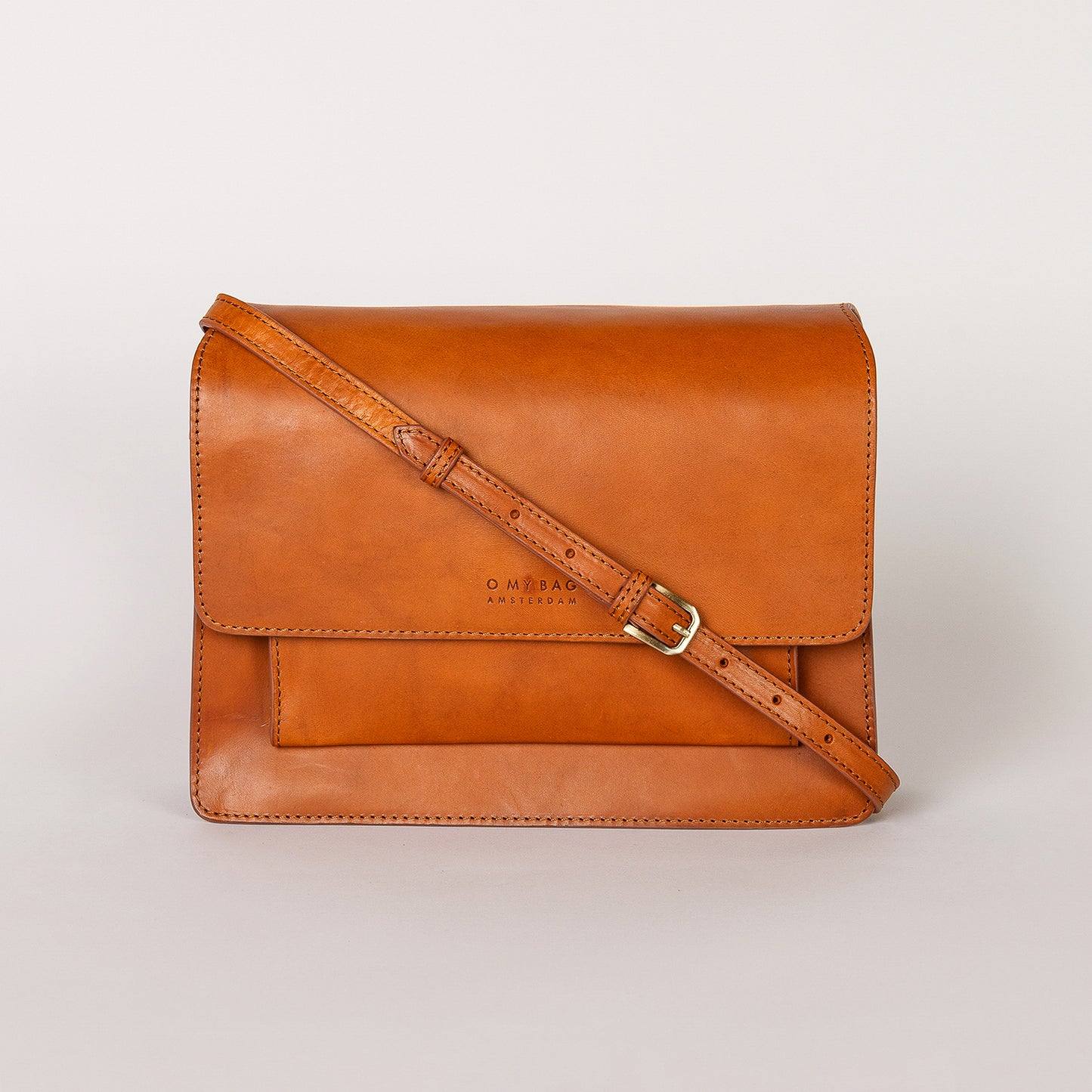 O My Bag HARPER handväska i läder - Cognac