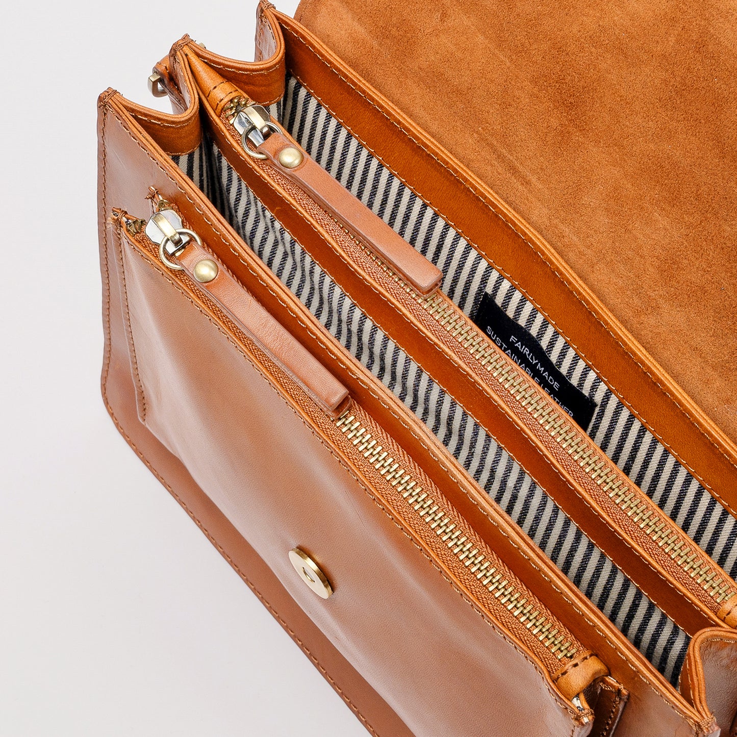 O My Bag HARPER handväska i läder - Cognac