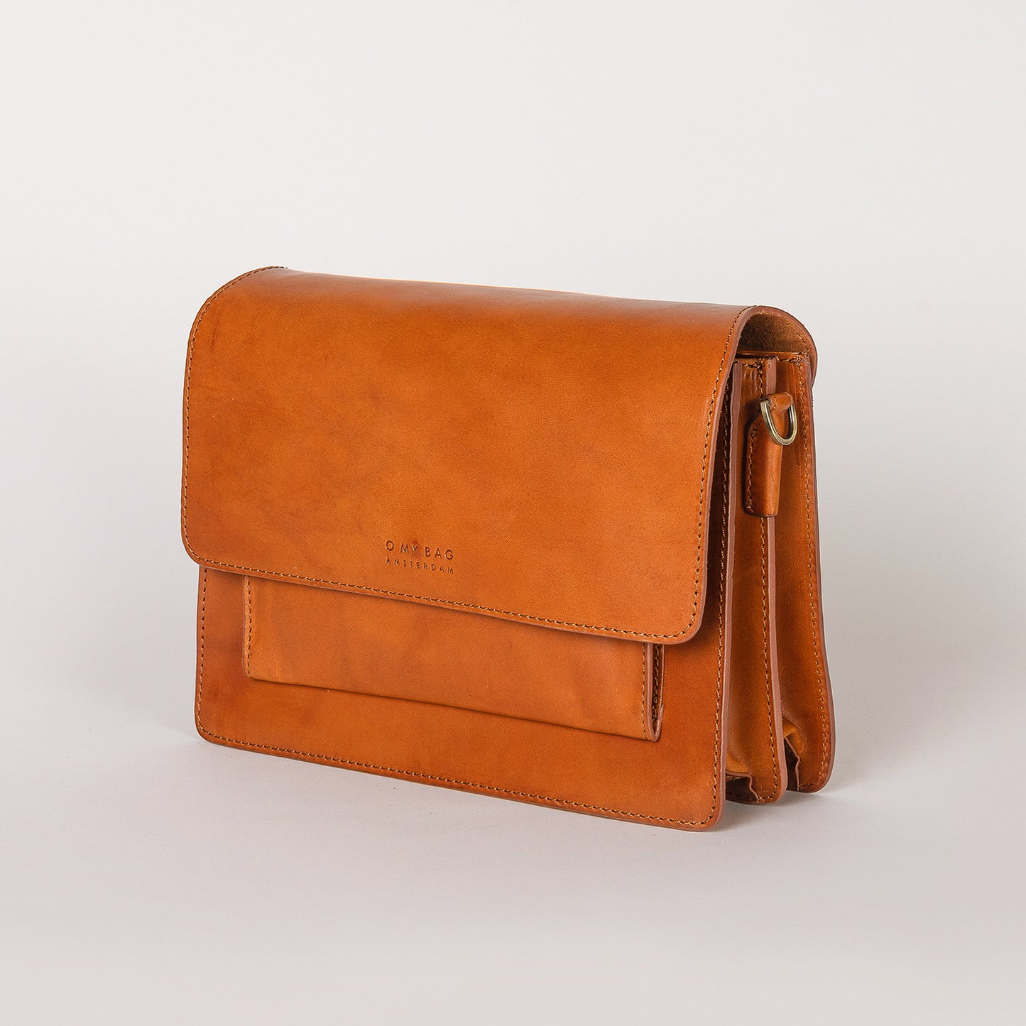 O My Bag HARPER handväska i läder - Cognac