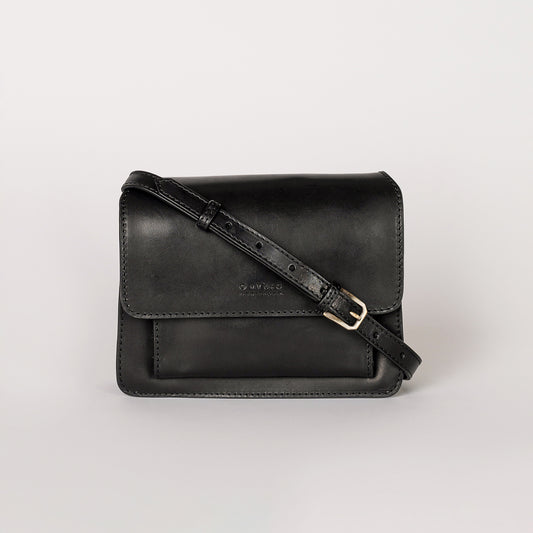 O My Bag HARPER MINI handväska i läder - Black