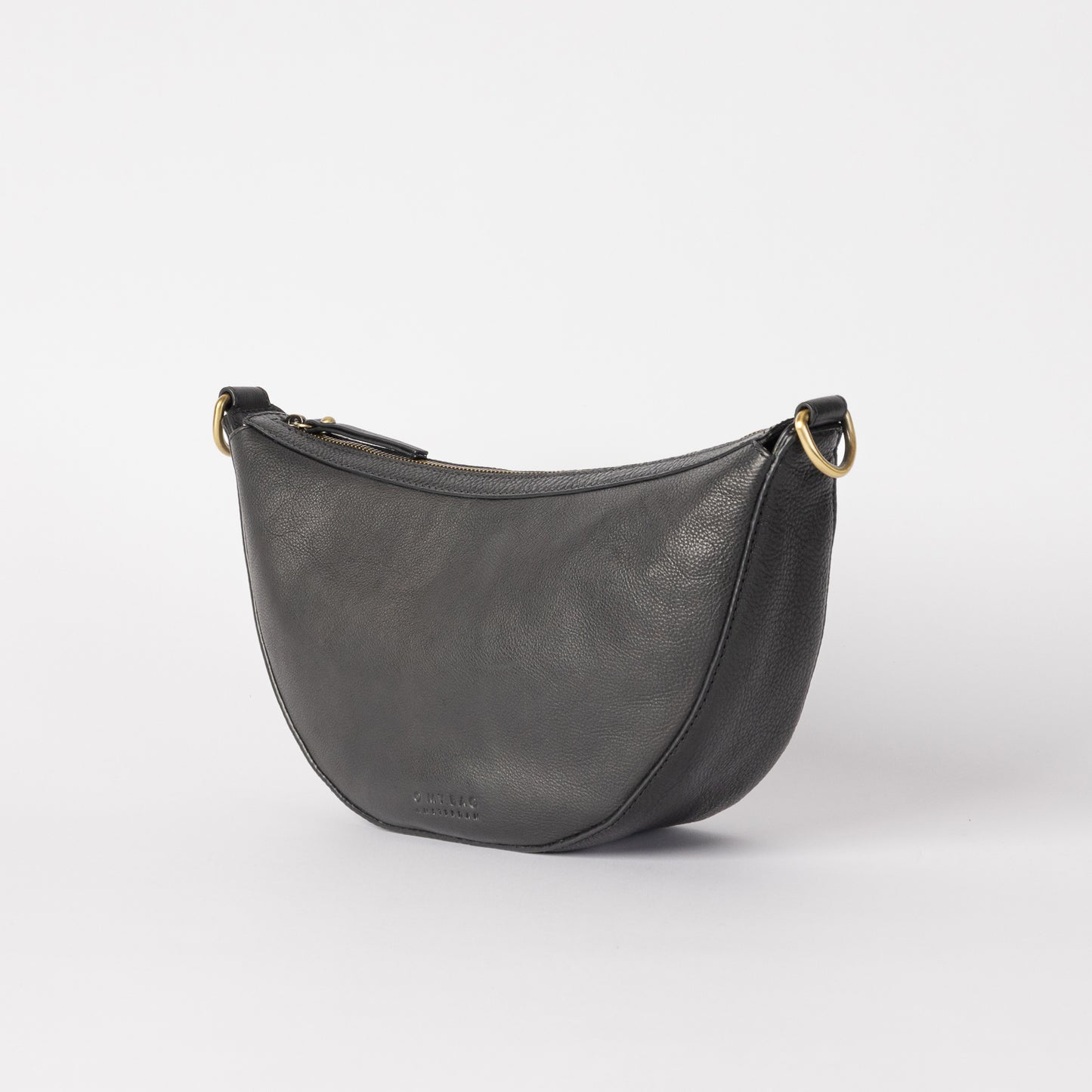 O My Bag LEO handväska i mjukt läder - Black