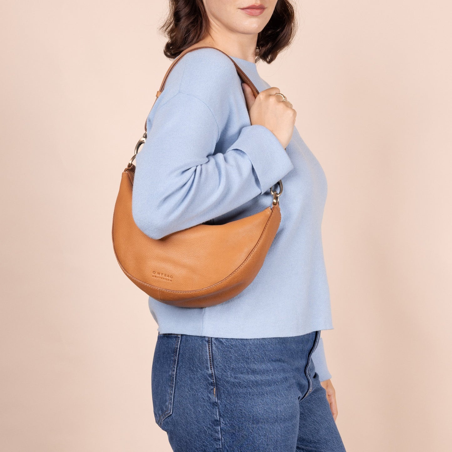 O My Bag LEO handväska i mjukt läder - Wild Oak