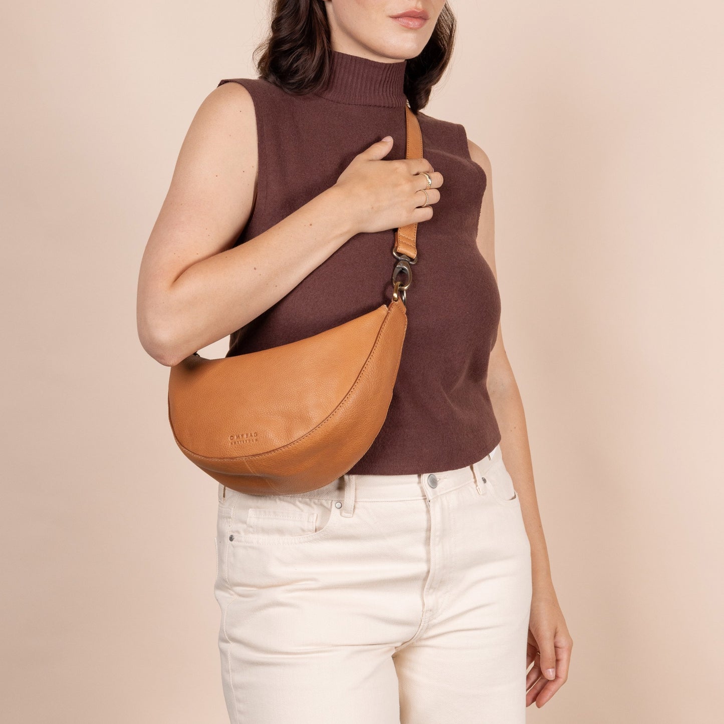 O My Bag LEO handväska i mjukt läder - Wild Oak