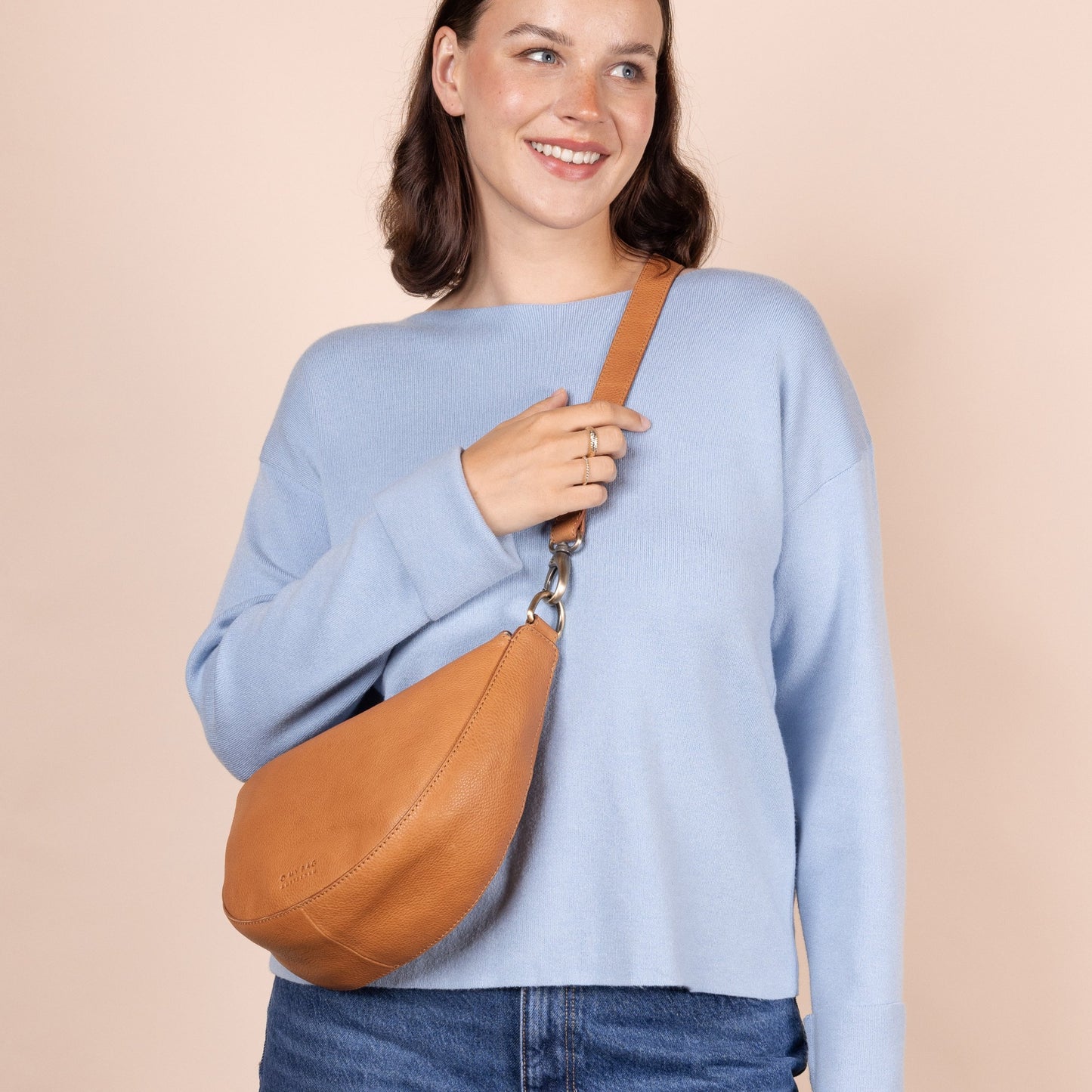 O My Bag LEO handväska i mjukt läder - Wild Oak