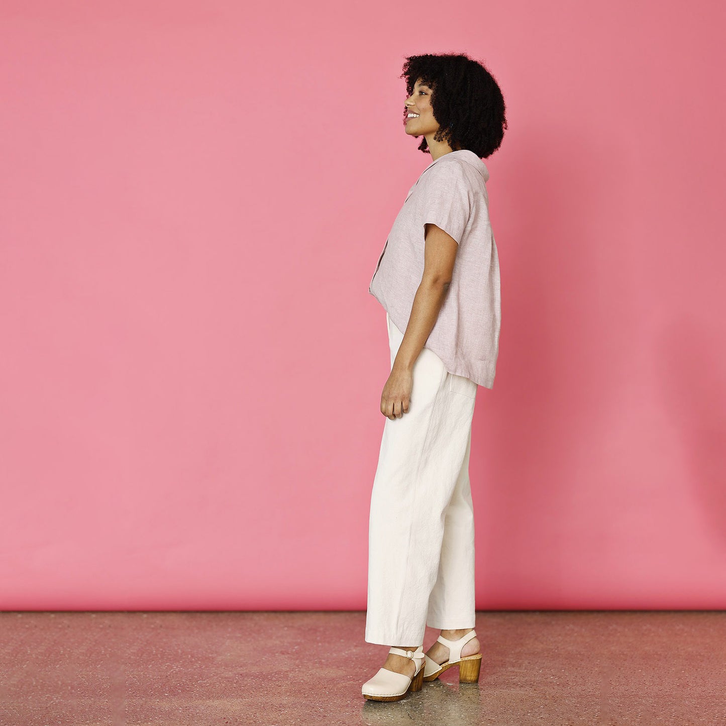 McVerdi LOTTE Jeans - Naturvit Cotton Canvas