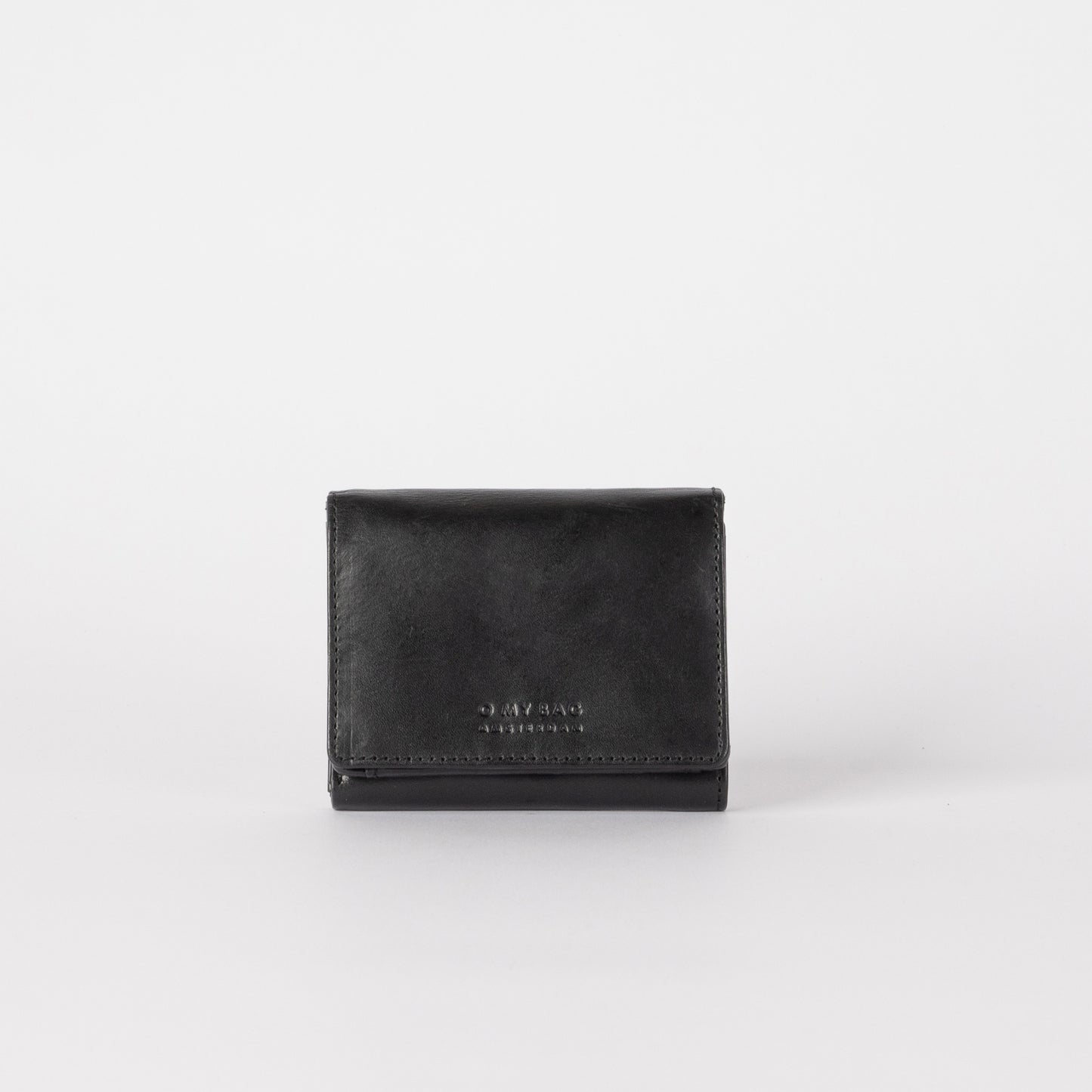 O My Bag OLLIE plånbok i äkta läder - Black
