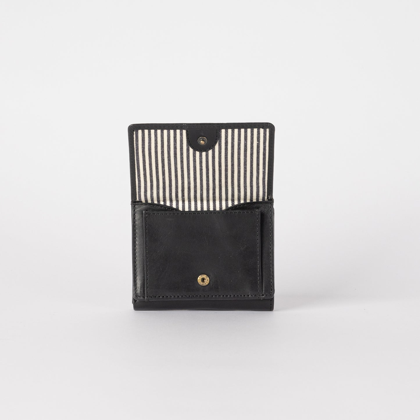 O My Bag OLLIE plånbok i äkta läder - Black