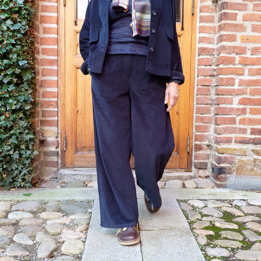 GR Nature manchesterbyxor - Navy