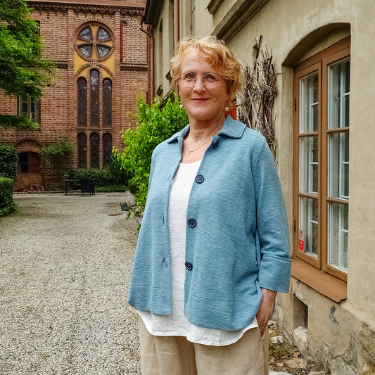 Swagger i merinoull - Arctic Blue