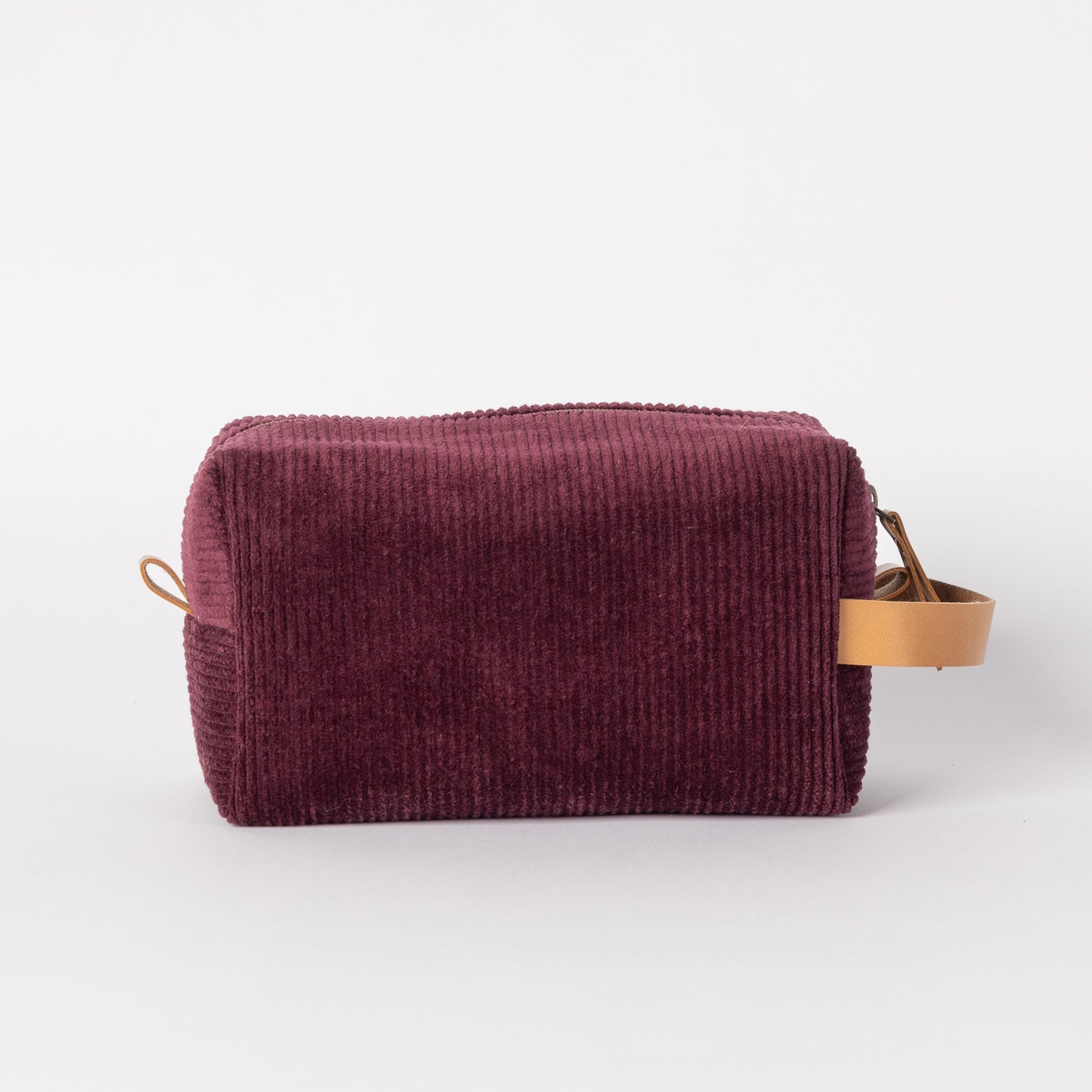 O My Bag TED necessär Stor - Burgundy Corduroy