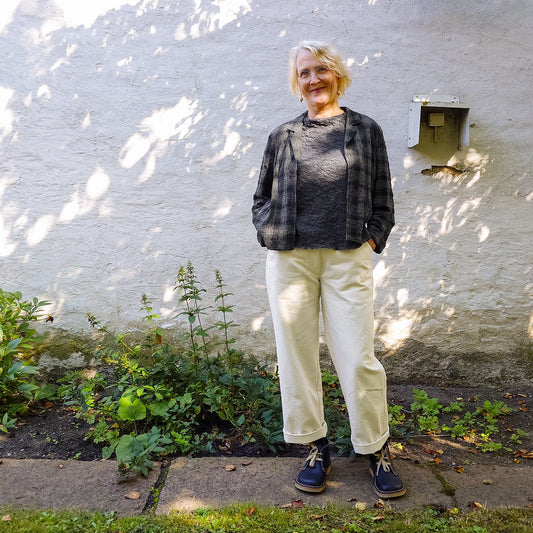 McVerdi LOTTE Jeans - Naturvit Cotton Canvas