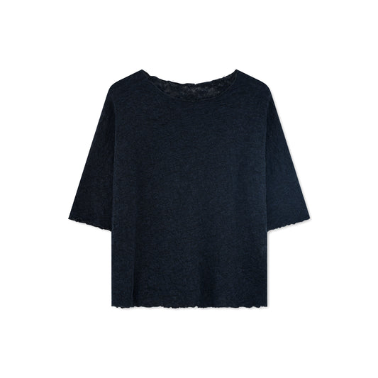 Oversize tröja med trekvartsärm - by basics merino bubble wool