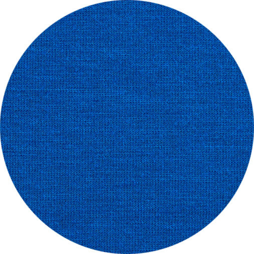 Klockad långärmad T-shirt i bambulyocell - Cobalt Blue