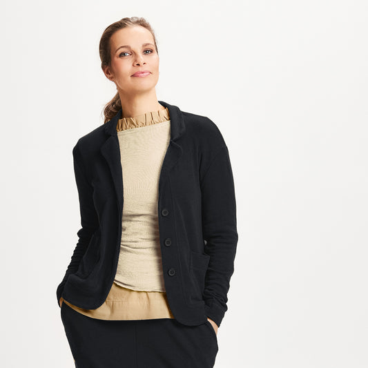 by basics kavajkofta i merinoull - Black