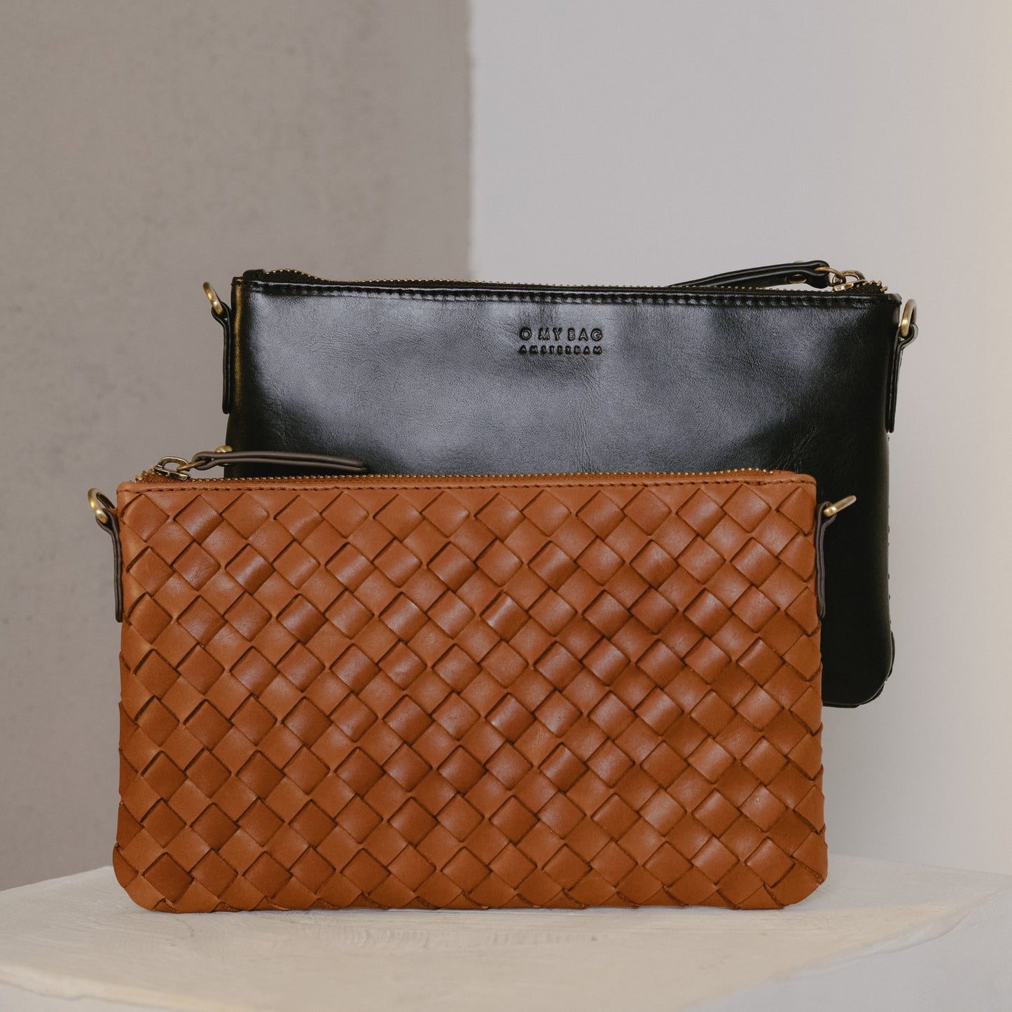 O My Bag LEXI handväska i äkta läder - Black