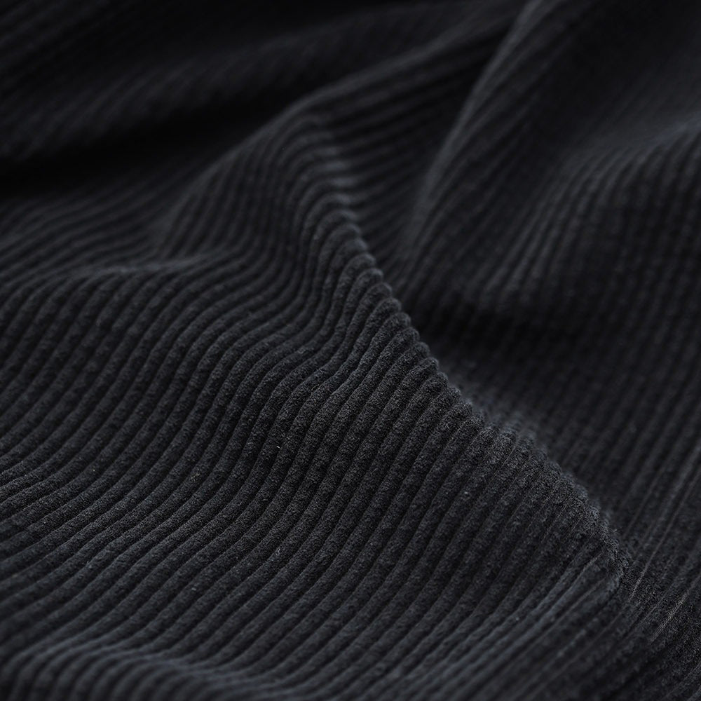 McVerdi bredspårig manchesterkjol - BLACK