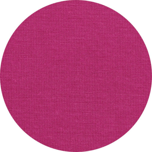 Klockad topp med trekvartsärm i bambulyocell - Pink