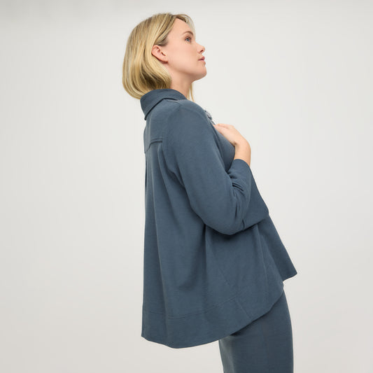 Swagger i merinoull - Asphalt