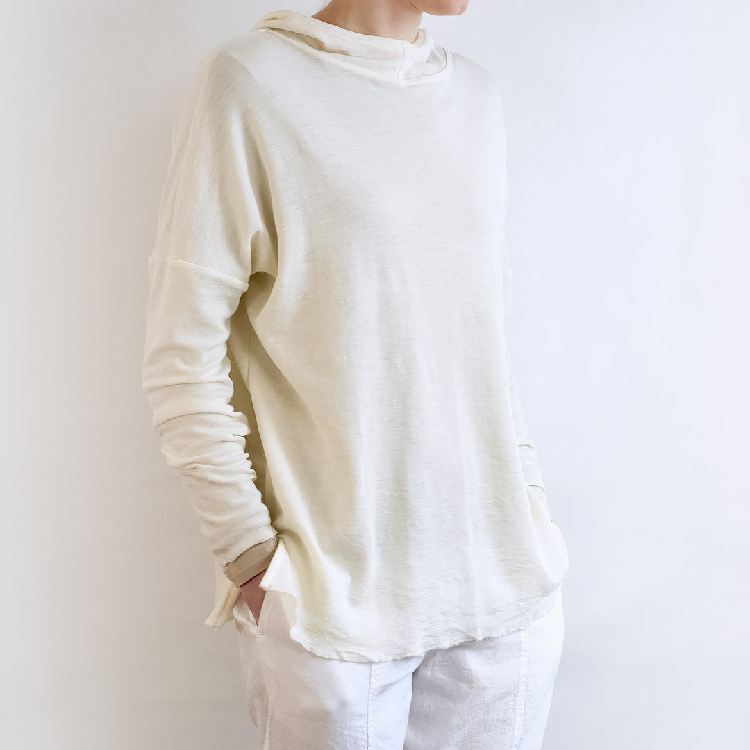 4038 Tröja - Hoodie med "loose" passform