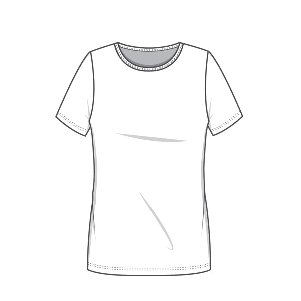 4603 T-shirt - figurnära med kort ärm
