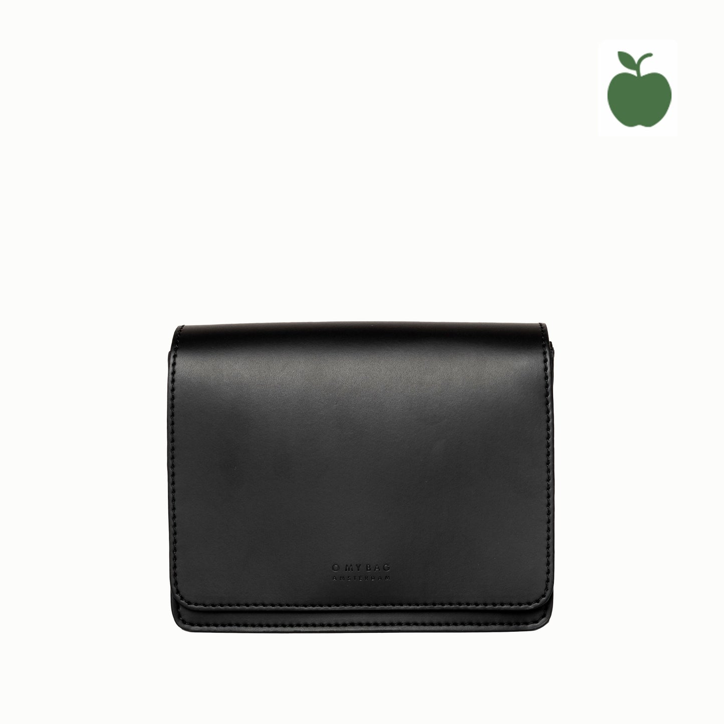 AUDREY Mini BLACK - handväska i äppelläder