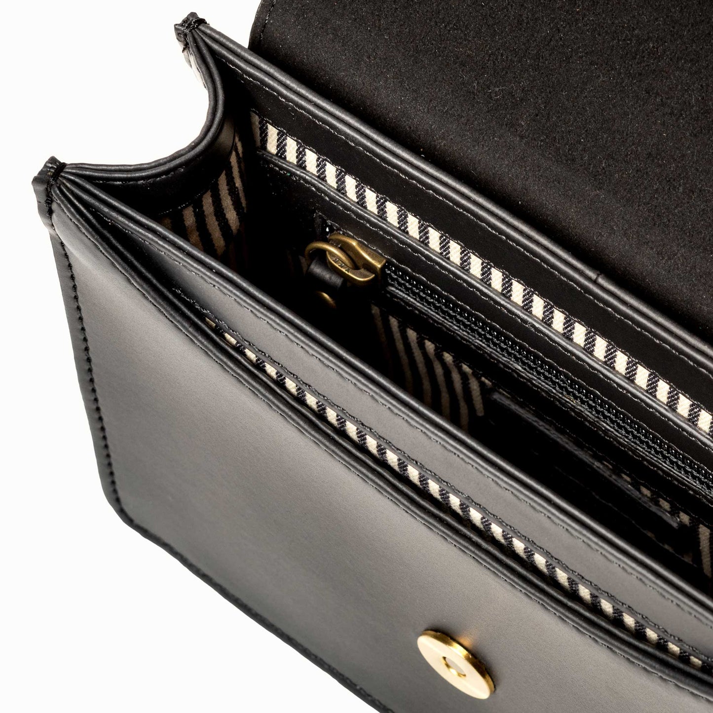 AUDREY Mini BLACK - handväska i äppelläder