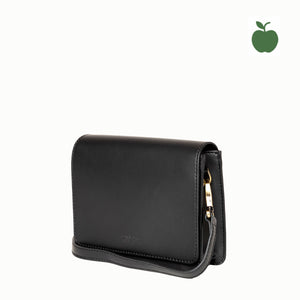 AUDREY Mini BLACK - handväska i äppelläder