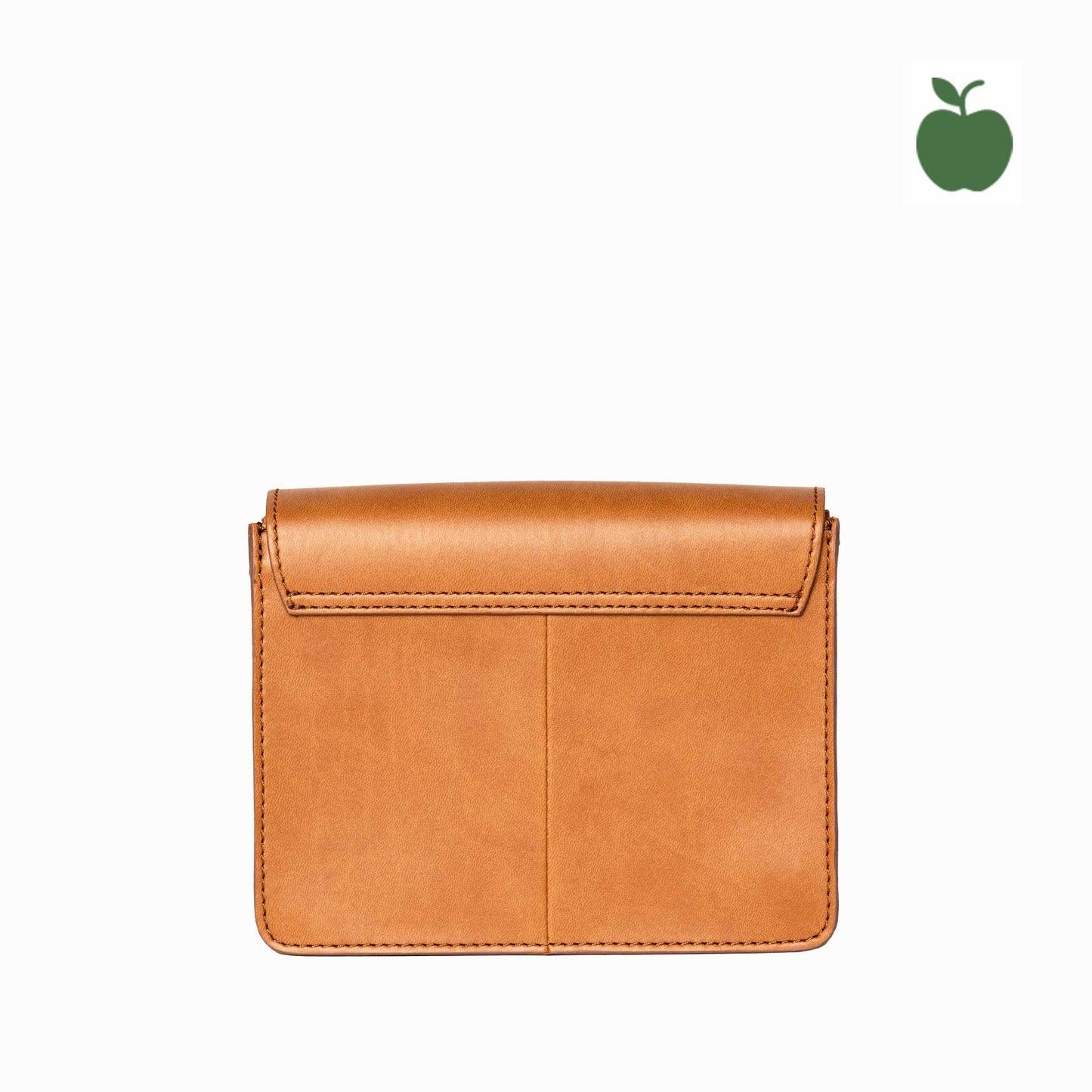 AUDREY Mini COGNAC - handväska i äppelläder