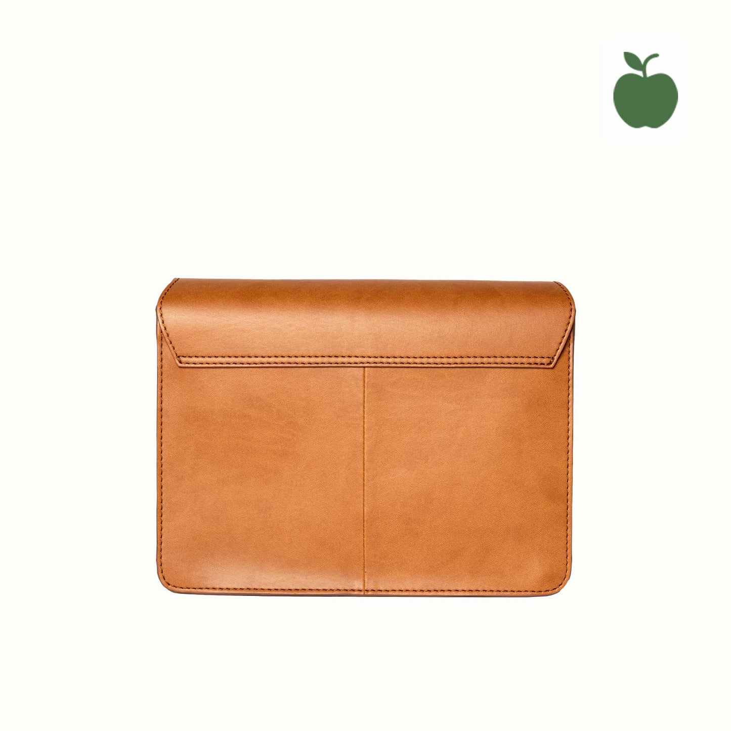 AUDREY COGNAC - handväska i äppelläder