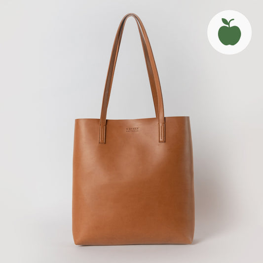 GEORGIA COGNAC - axelväska i äppelläder