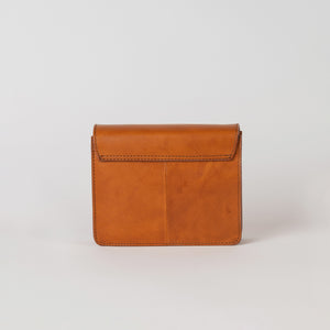 AUDREY Mini COGNAC - handväska i äkta läder