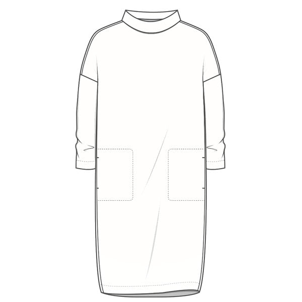 Ullklänning med bomull invändigt - 14005