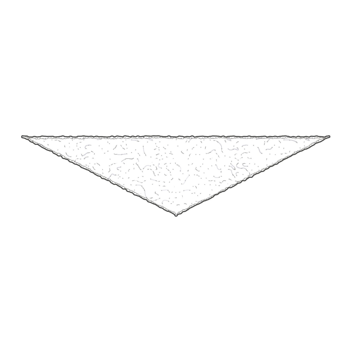 Liten trekantssjal - by basics merino bubble wool