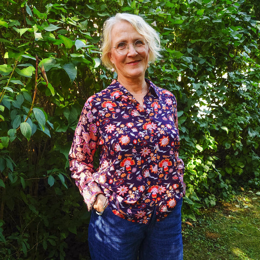 Himalaya blommig viskosblus - BLOOM