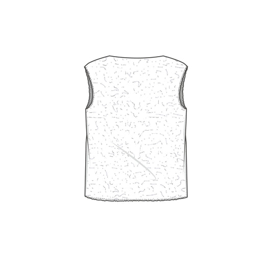 Slipover 2501 - merino bubble wool