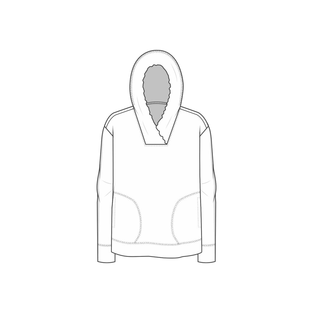 4061 - Hoodie med fickor