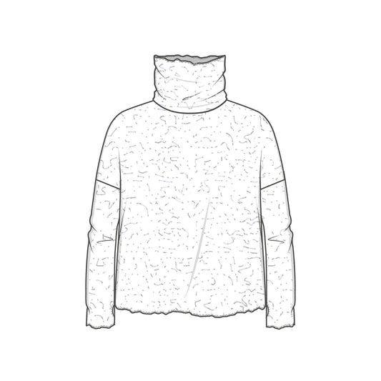 Polotröja 4501 - merino bubble wool