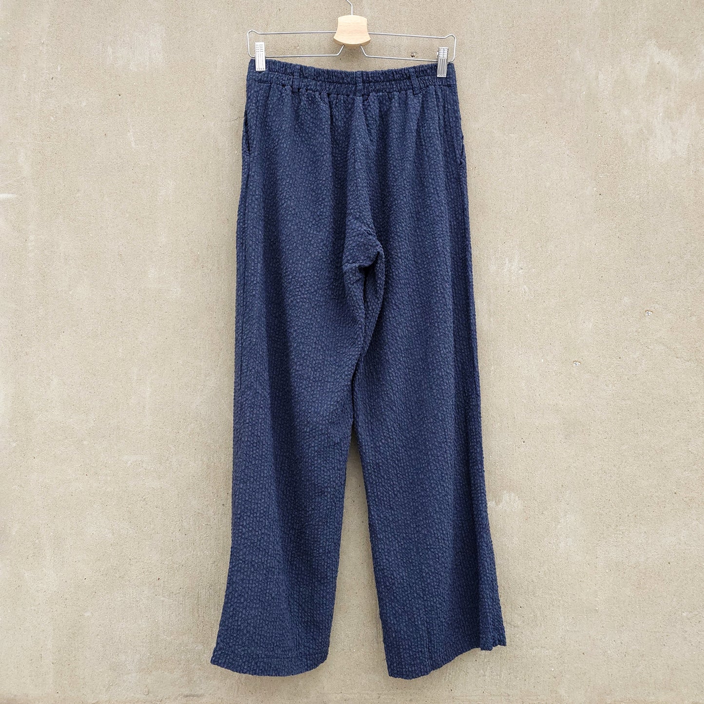 Thing sommarbyxor i bomull/viskos/lin - Navy