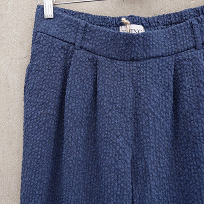 Thing sommarbyxor i bomull/viskos/lin - Navy