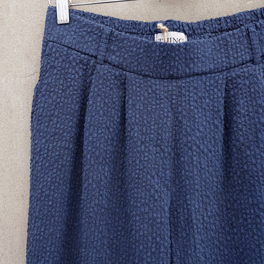 Thing sommarbyxor i bomull/viskos/lin - Navy